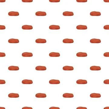 Red dried berry pattern for healthy food background Stock Illustration