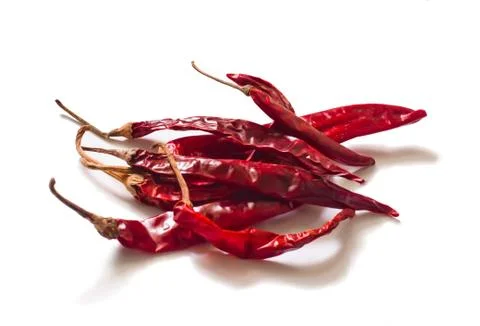Red dried chilli Stock Photos