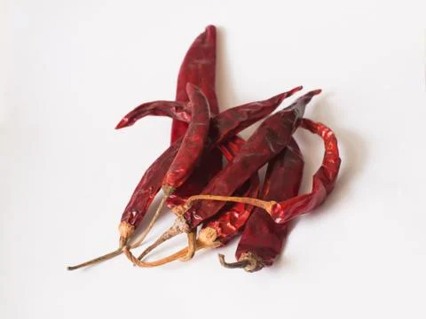 Red dried chilli Stock Photos