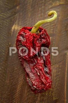 Red Dried Hot Chili Peppers