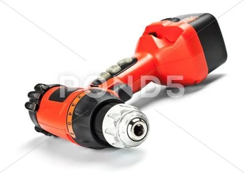 Red drill closeup Stock Photos