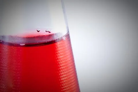 Red drink in the bootle Stock Photos