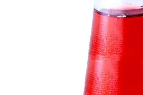 Red drink in the bootle Stock Photos