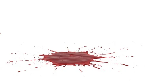 Red drop falls Stock Footage 83410264