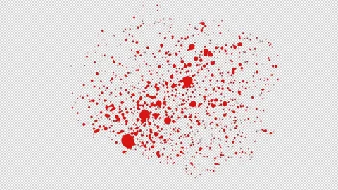 Red drops with alpha Stock Footage 210541869