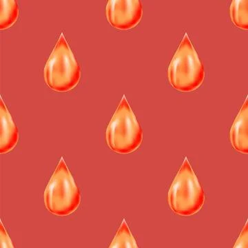 Red Drops Isolated on Red Background Red Drops Isolated on Red Background.... Stockfoto's