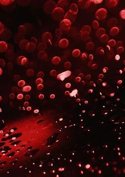 Red drops patterned background Stock Photos