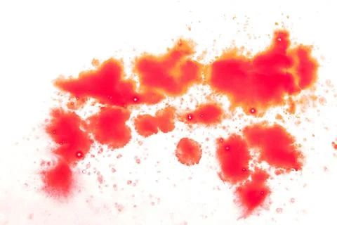 Red drops on white Stock Photos