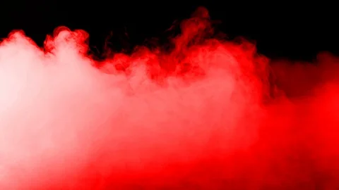 Red Dry Ice Smoke Video stock 124204594