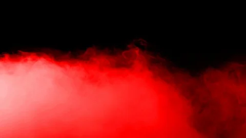 Red Dry Ice Smoke Stock Footage 124204809