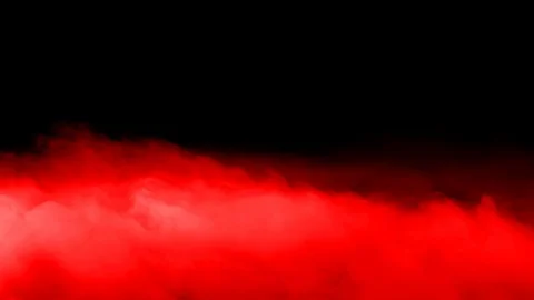 Red Dry Ice Smoke Video stock 124205546