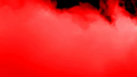 Red Dry Ice Smoke Stock Footage 124207348