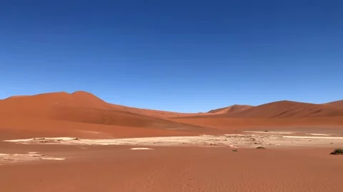 Red dunes of Namib desert Stock Footage 231520215