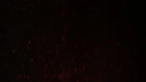 Red dust flies in the air under the light Stock Footage 131554064