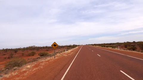 Red Dust Highway 1 Stock Footage 128338804