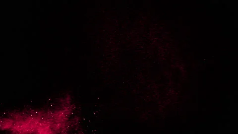 Red dust particles in alpha background f... | Stock Video | Pond5