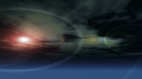 Red Dwarf Sun Leaving the Atmosphere Vidéo 262402