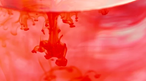 Red Dye Abstract Stock Footage 56173419