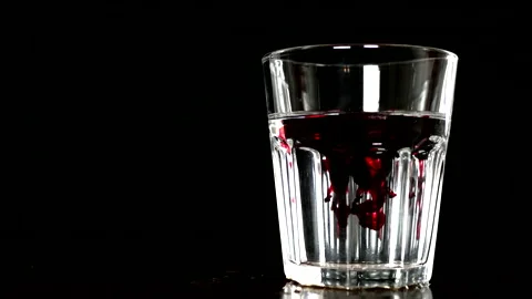 Red dye Stock Footage 169523666