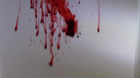 Red dye in water  Stock Footage 39714711