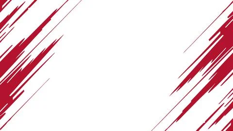 Red dynamic brush stroke corner frame background vector Stock Illustration