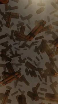 Red Dynamite Cluster Of Bombs Stock Illustration