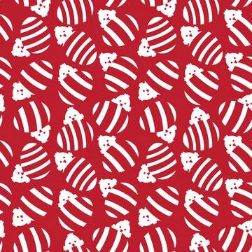 Red Easter Egg Seamless Pattern Background 스톡 일러스트