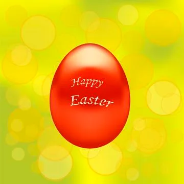 Red Easter Eggs Illustrazione stock
