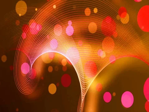 Red Effects with Bokehs 스톡 동영상 73619310