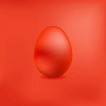 Red egg Stock Illustration