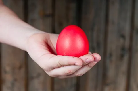 Red egg Stock Photos