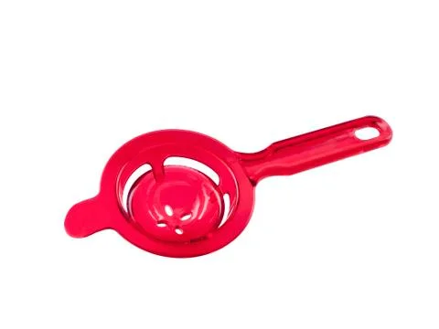 Red egg separator Foto stock