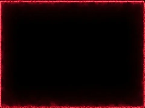 Red Electric Border with Alpha Stock Footage 72803623