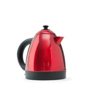 Red electric kettle Stock Photos