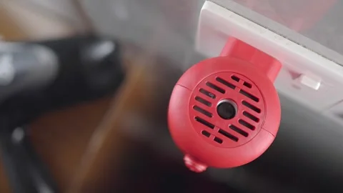 Red Electric Mosquito Repellent Plug in Device Emitting Vapor Stock-Footage 337878322