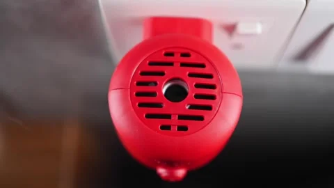 Red Electric Plug mosquito killer mounted on a wall 스톡 동영상 341228614