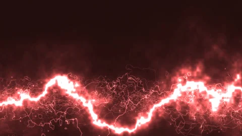 Red Electrical Arcing Across the Bottom of Frame Stock Footage 139733615