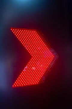 Red electronic handle of direction of movement close-up Photos