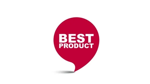 Red element video animation best product Stock Footage 114986307