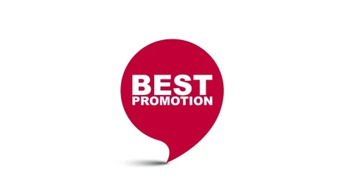 Red element video animation best promotion Stock Footage 124537924