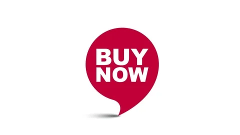 Red element video animation buy now Stock Footage 114984039