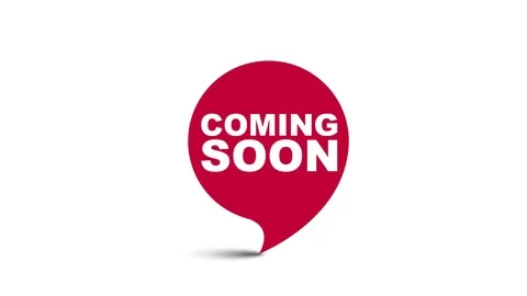 Red element video animation coming soon Stock Footage 113954130