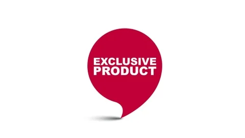 Red element video animation exclusive product Stock Footage 124537991