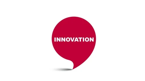 Red element video animation innovation Stock Footage 113954137