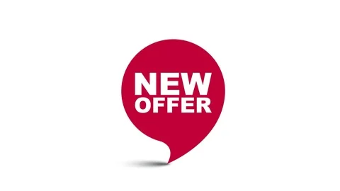 Red element video animation new offer Stock Footage 114988377