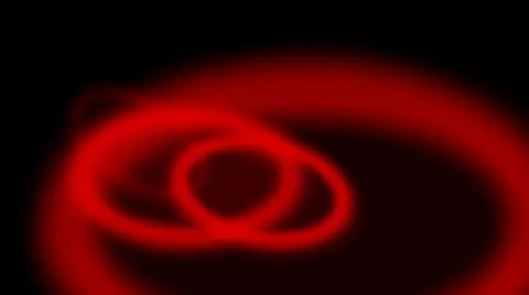Red ellipse Stock Footage 20433007