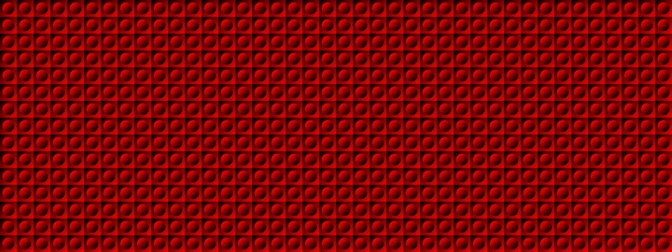 Red embossed circular pattern background, ruby 3D spherical texture, vibran.. Stock-Illustration