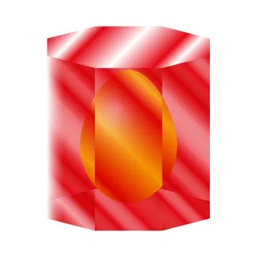 Red Emerald Stock Illustration