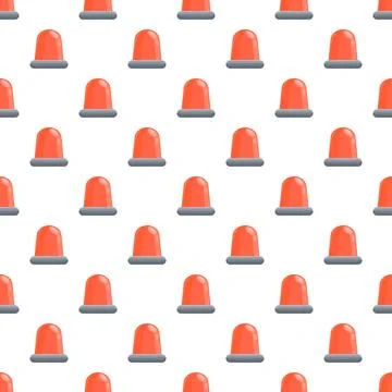 Red emergency lights creating a seamless warning pattern Stock Illustration