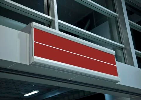 Red empty sign Stock Photos